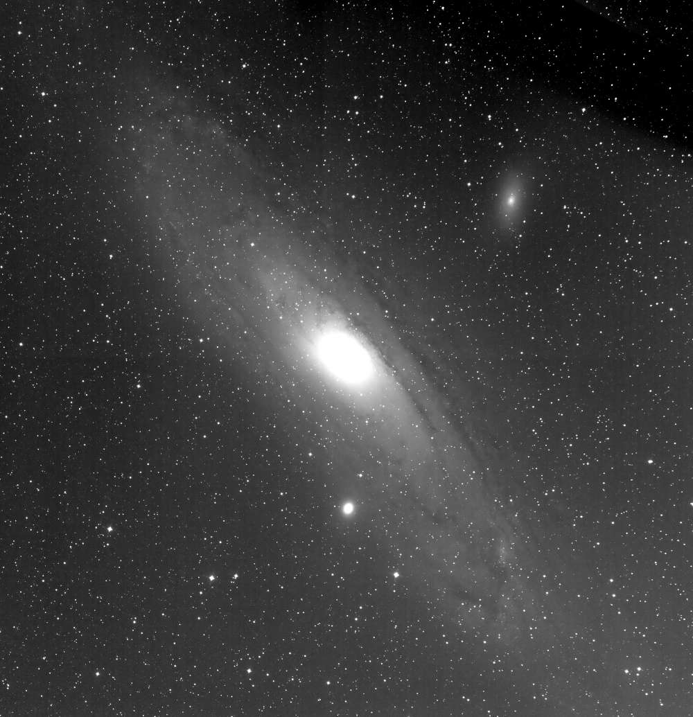 La galassia di Andromeda. Foto di Albino Carbognani scattata con lo strumento TANDEM.