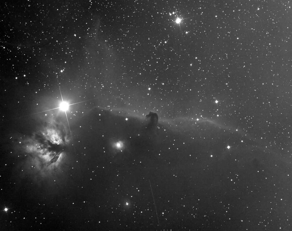 Nebulosa Testa di Cavallo. Foto di Albino Carbognani scattata con lo strumento TANDEM.