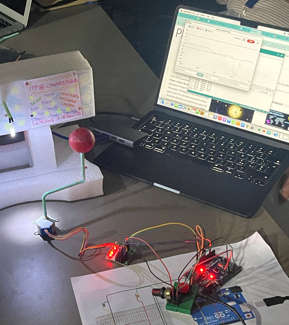 Il laboratorio sugli esopianeti al corso insegnanti alle Canarie edizione 2024