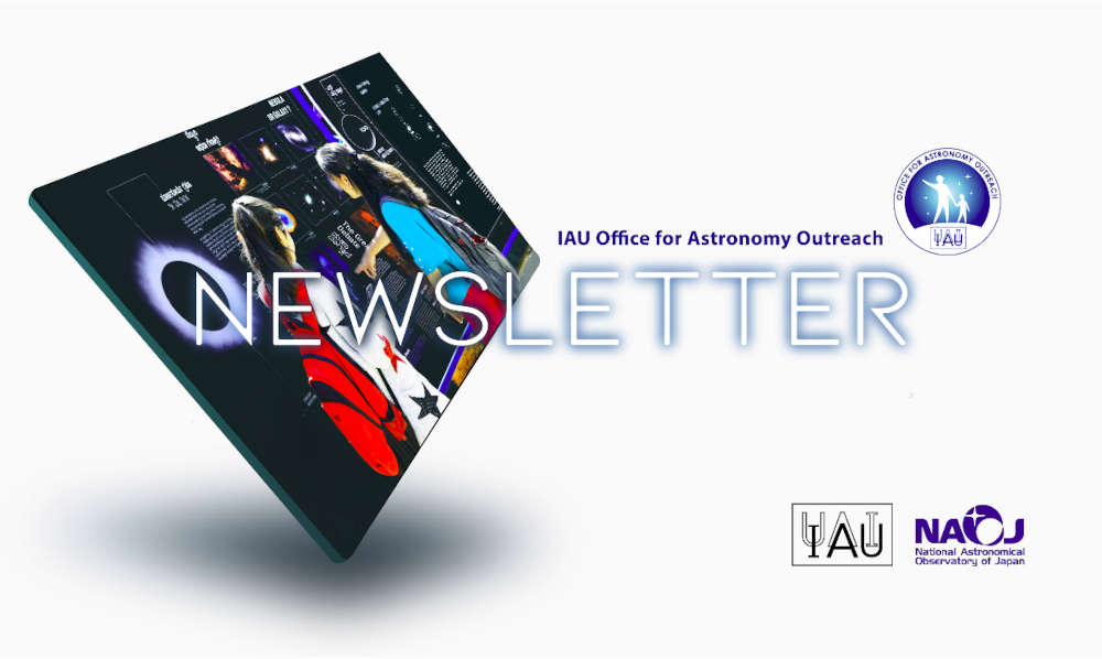 Banner della newsletter dell'Office for Astronomy Outreach della IAU