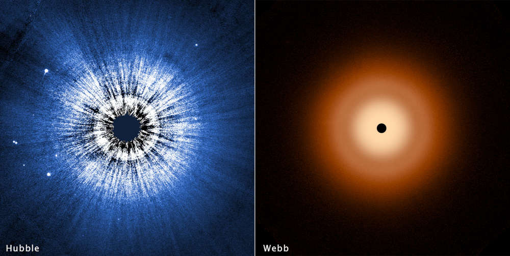 Disco Vega Hubble Webb