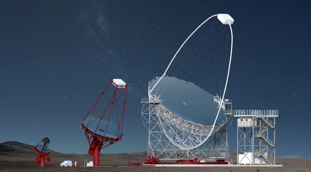 Rendering telescopi CTAO