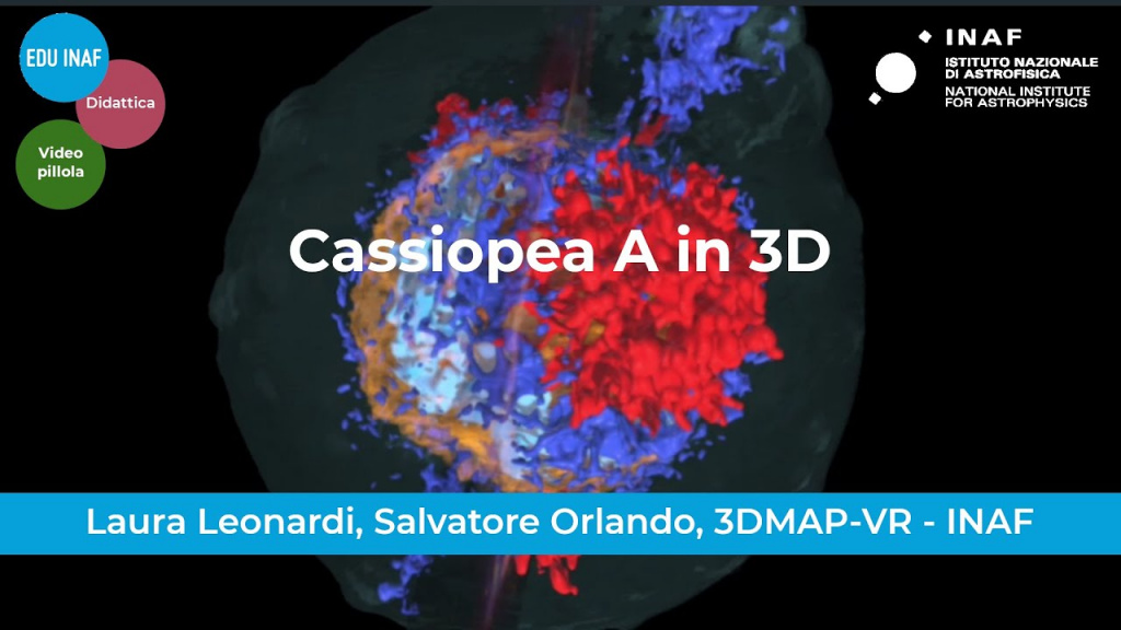 Cassiopea A in realtà virtuale