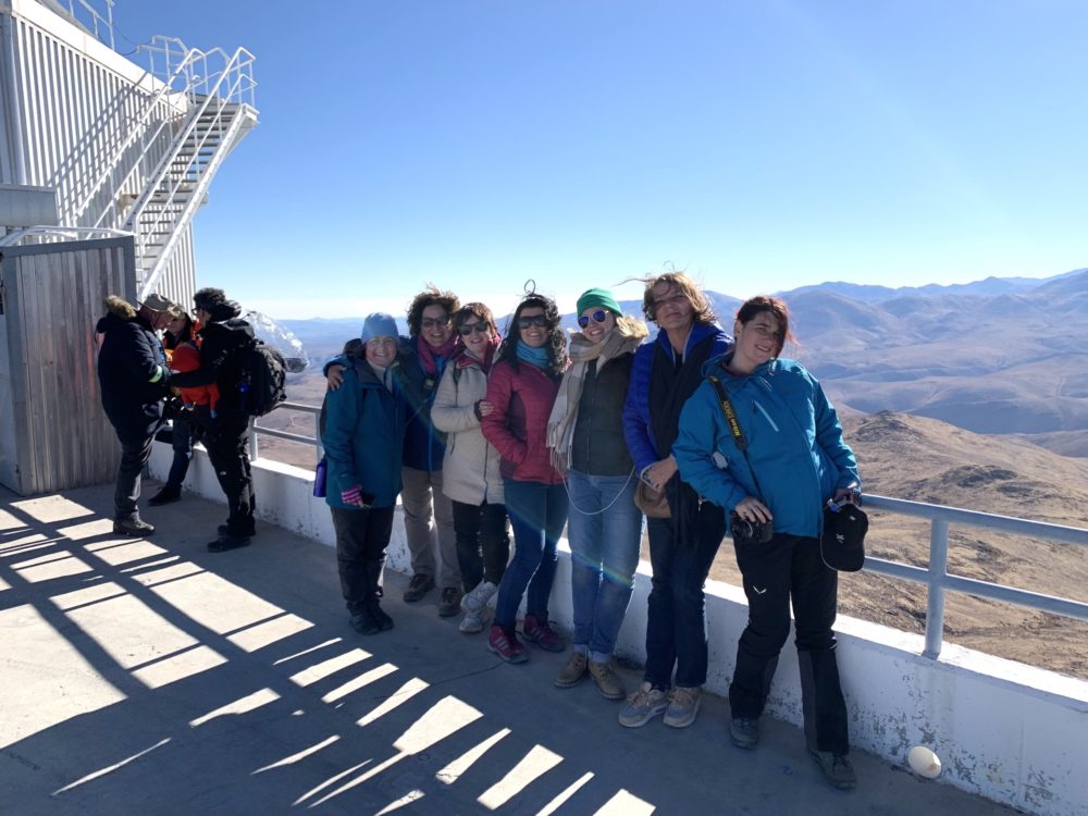 Solar Eclipse 2019 La Silla, Chile with other ESO media representatives