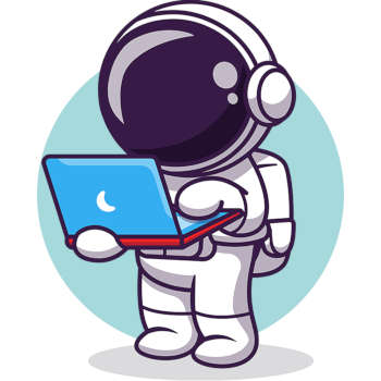 Astronauta Notebook Clipart