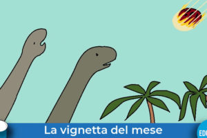 Dinosauri Asteroide Vignetta Evidenza