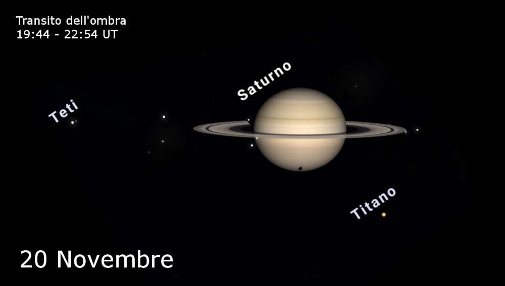 Saturno Titano Ombre