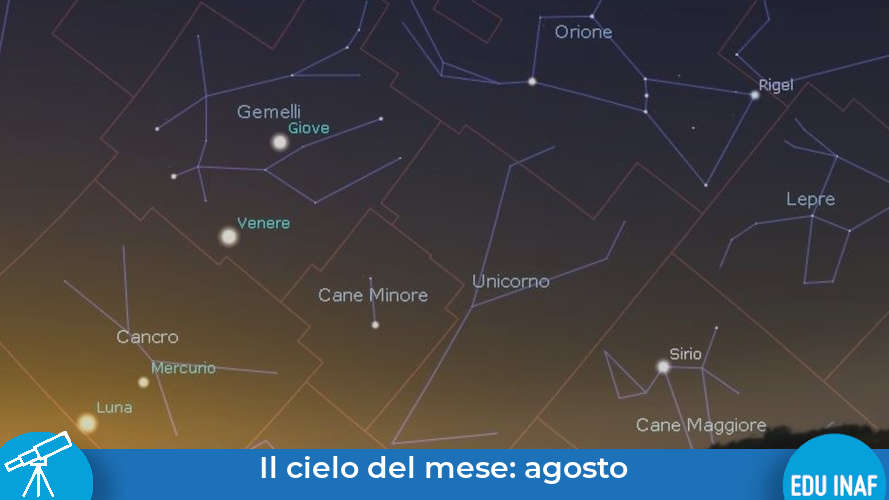 Cielodelmese 08 Agosto 2025 Evidenza