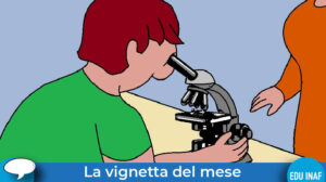 Stelle Microscopio Vignetta Evidenza