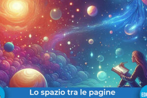 Ragazza poesia universo spazio pagine evidenza