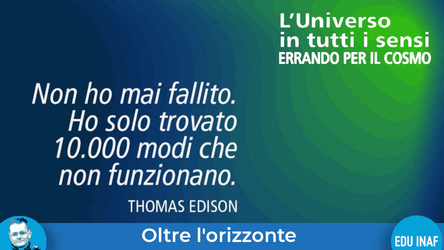 Errando universo orizzonte evidenza