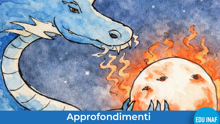 Approfondimenti eclissi dragone sole evidenza