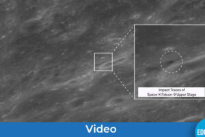 Caduta falcon9 luna evidenza