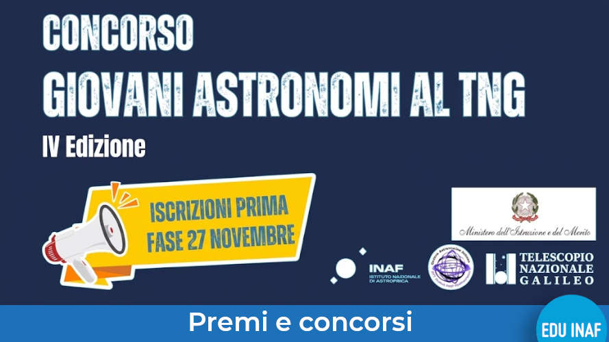 Concorso giovani astronomi tng ed4 prima fase evidenza