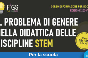 Corso formazione insegnanti genere 2026 3f evidenza